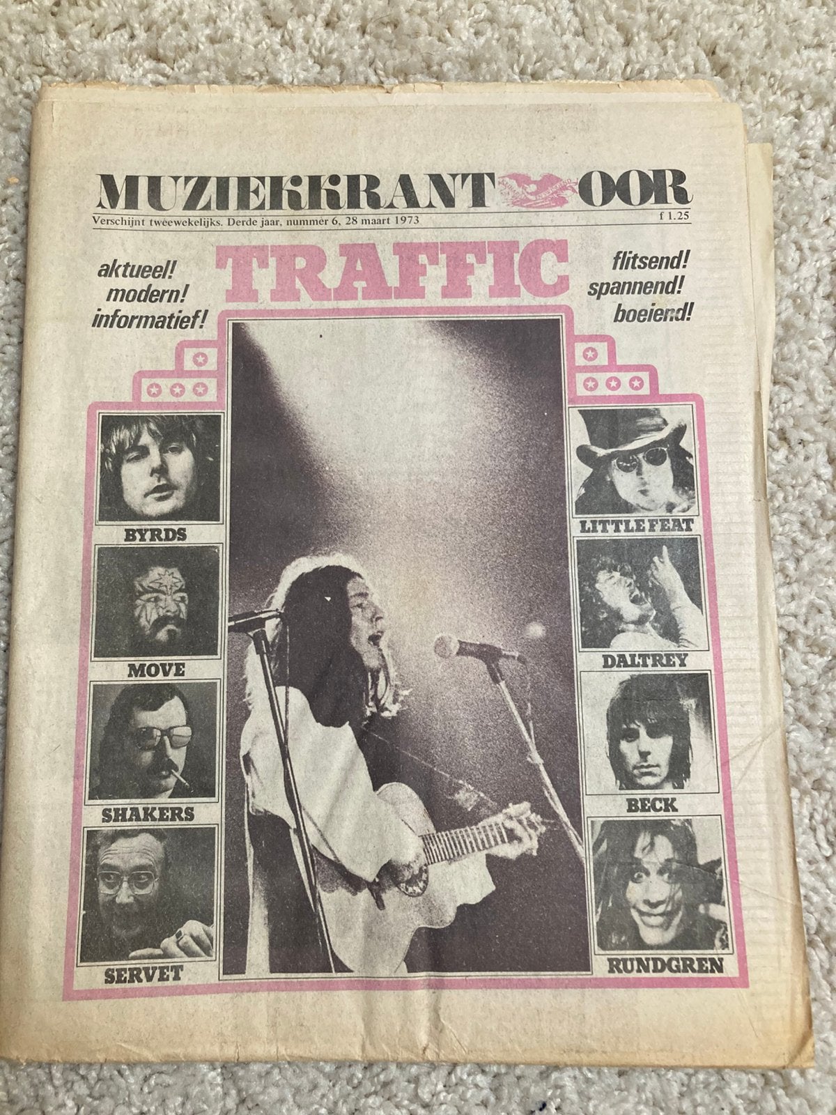 Muziekkrant OOR 1973 TRAFFIC Jeff Beck EAGLES Little Feat, Ophalen of Verzenden, Muziek, Film of Tv