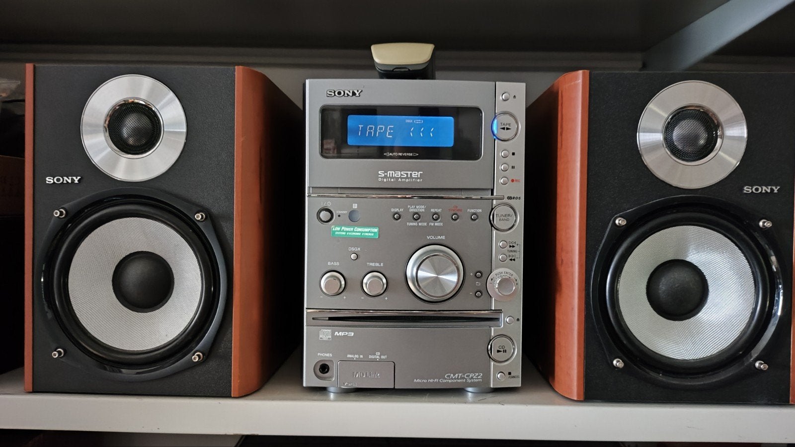 Sony CMT-CPZ2 Micro Hi-Fi Component System met speakers, Microset, Ophalen of Verzenden, Sony, Tuner of Radio