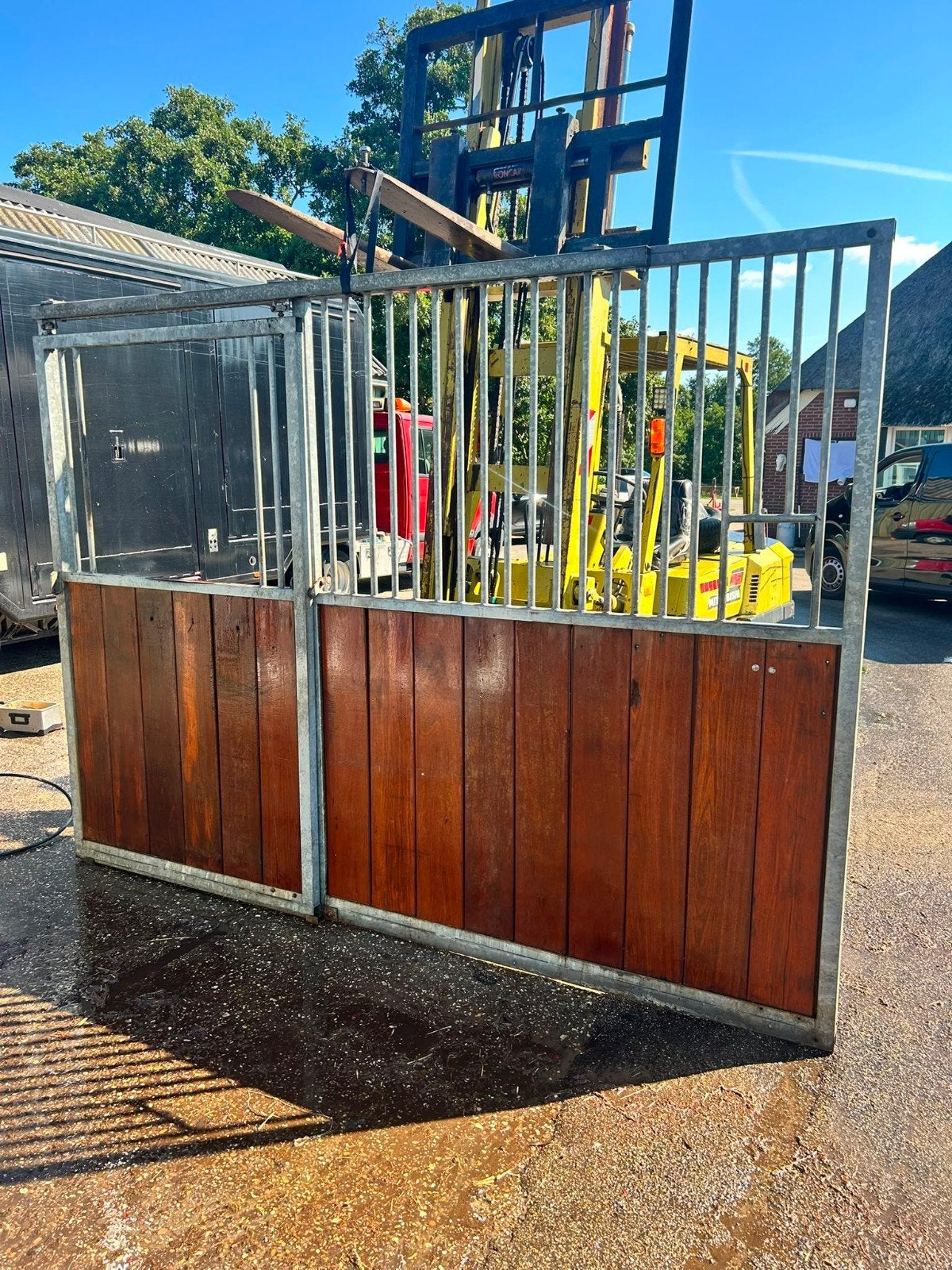 3 mooie voorwanden paardenbox/stalwanden, Dieren en Toebehoren