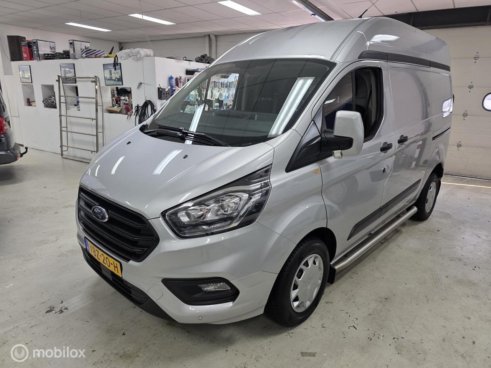 Ford Transit Custom 2.0 TDCI L1H2 met 2 schuifdeuren airco, Euro 6, 4 cilinders, 2500 kg, Origineel Nederlands
