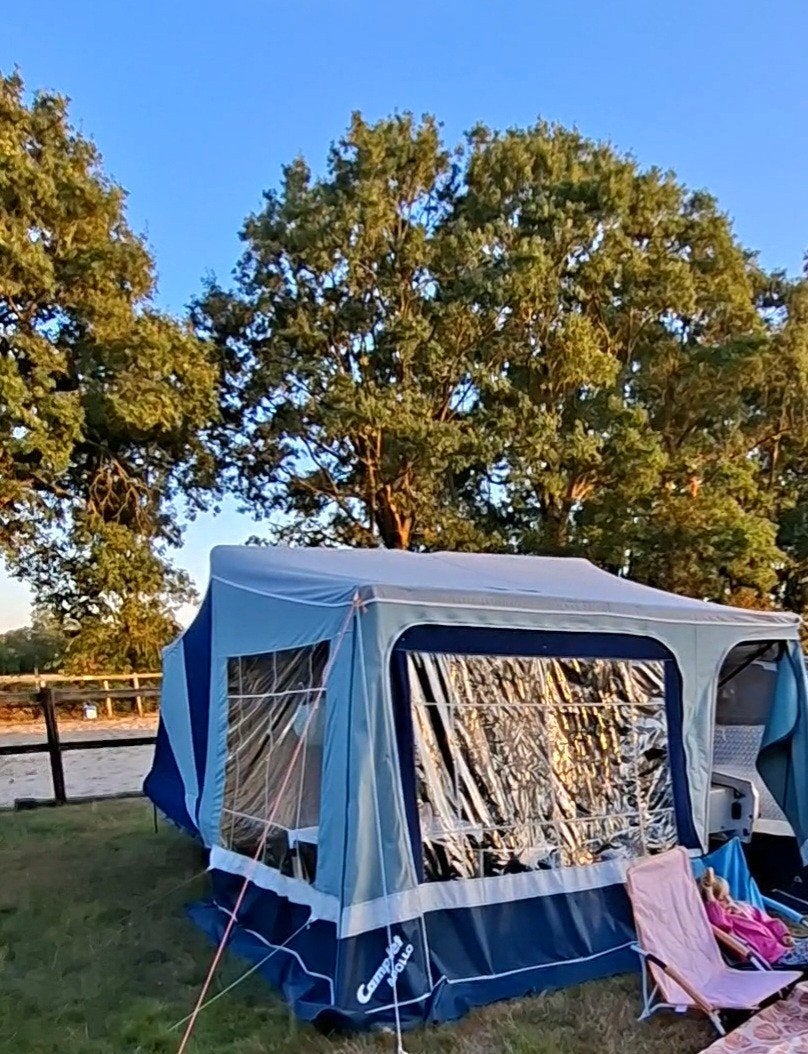 Camp-Let vouwwagen voor 4 pers. 5 min opzetten, Caravans en Kamperen, Ophalen of Verzenden, Tot en met 4, Aanwezig, Camp-Let