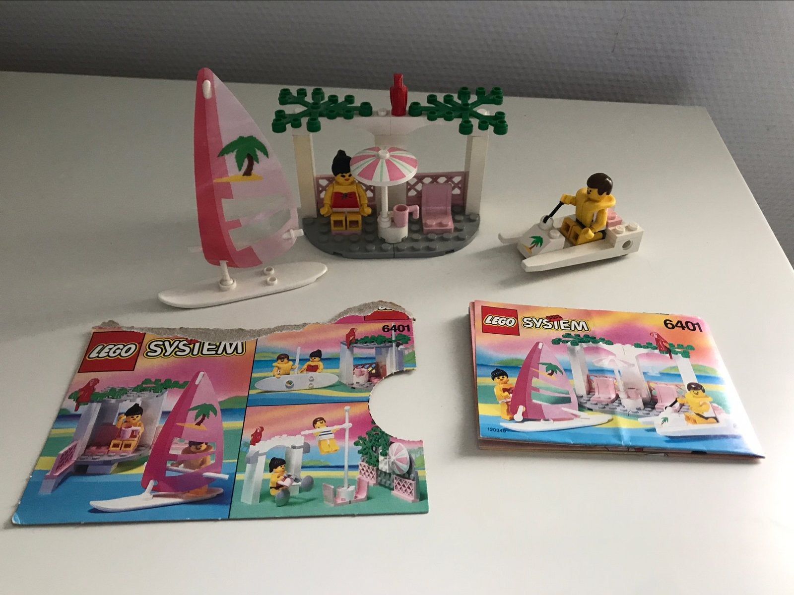Lego 6401 Seaside Cabana, Ophalen of Verzenden, Gebruikt, Complete set, Lego