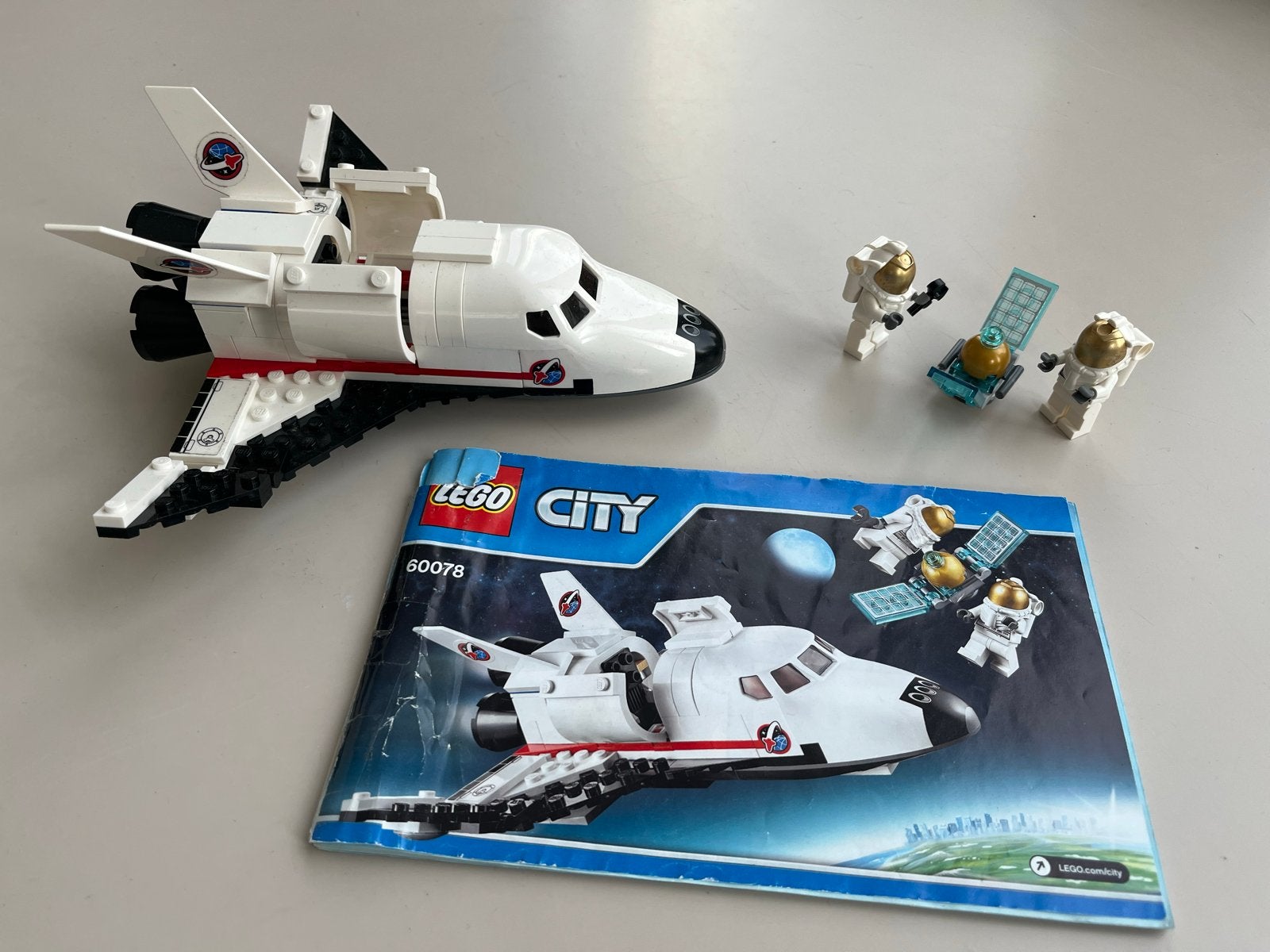 Lego City Ruimte Shuttle 60078 met Astronauten, Lego, Inclusief instructies, Ophalen of Verzenden, Complete set