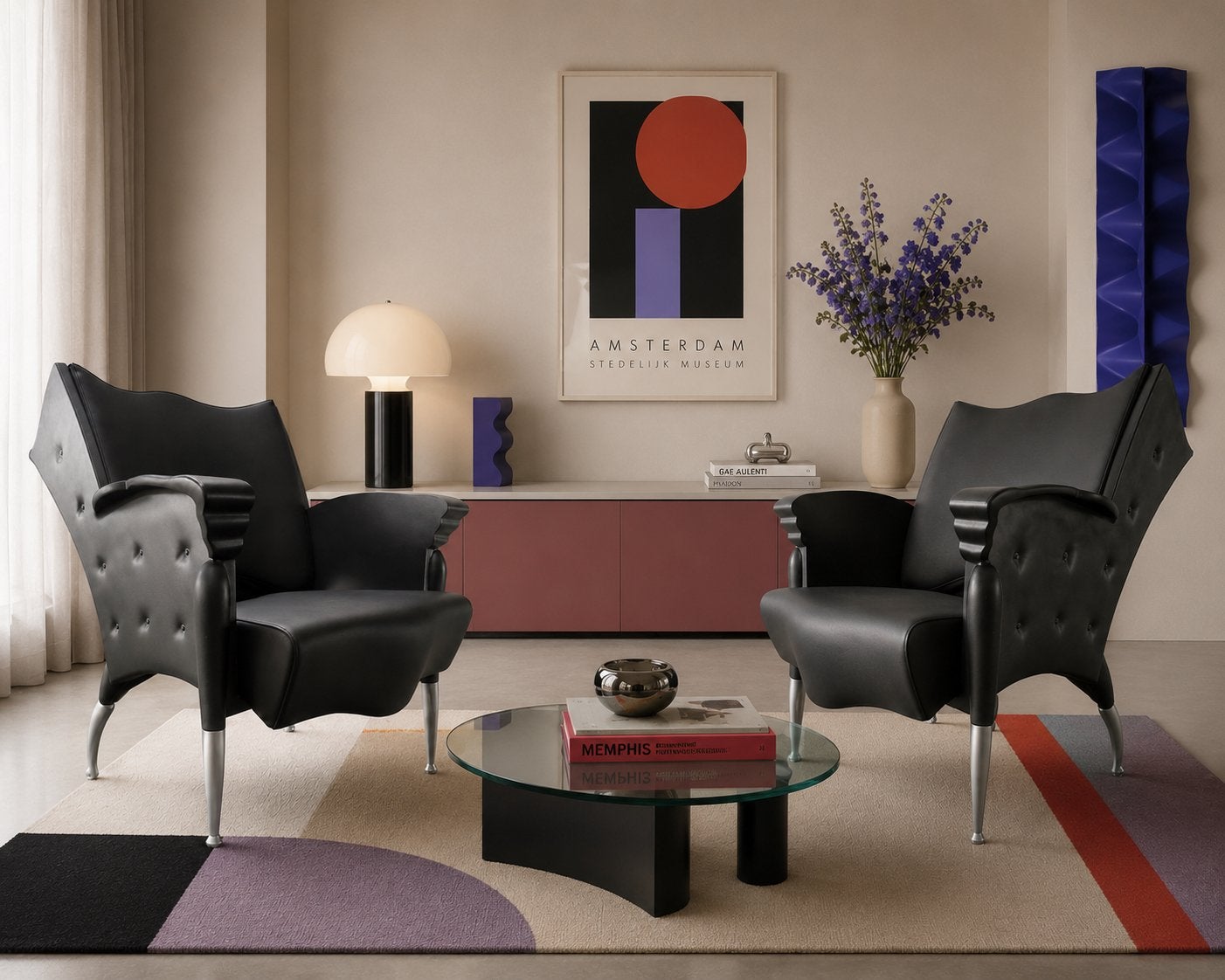 Borek Sipek Maletak fauteuil in prachtige staat, Ophalen, Zo goed als nieuw, 75 tot 100 cm, 50 tot 75 cm