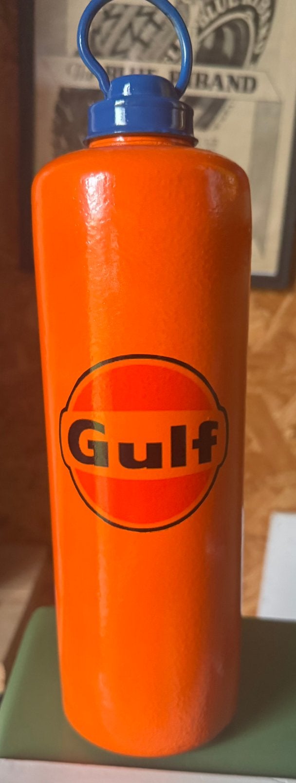 Oude vintage kruik met GULF logo, Verzamelen, Ophalen of Verzenden, Zo goed als nieuw