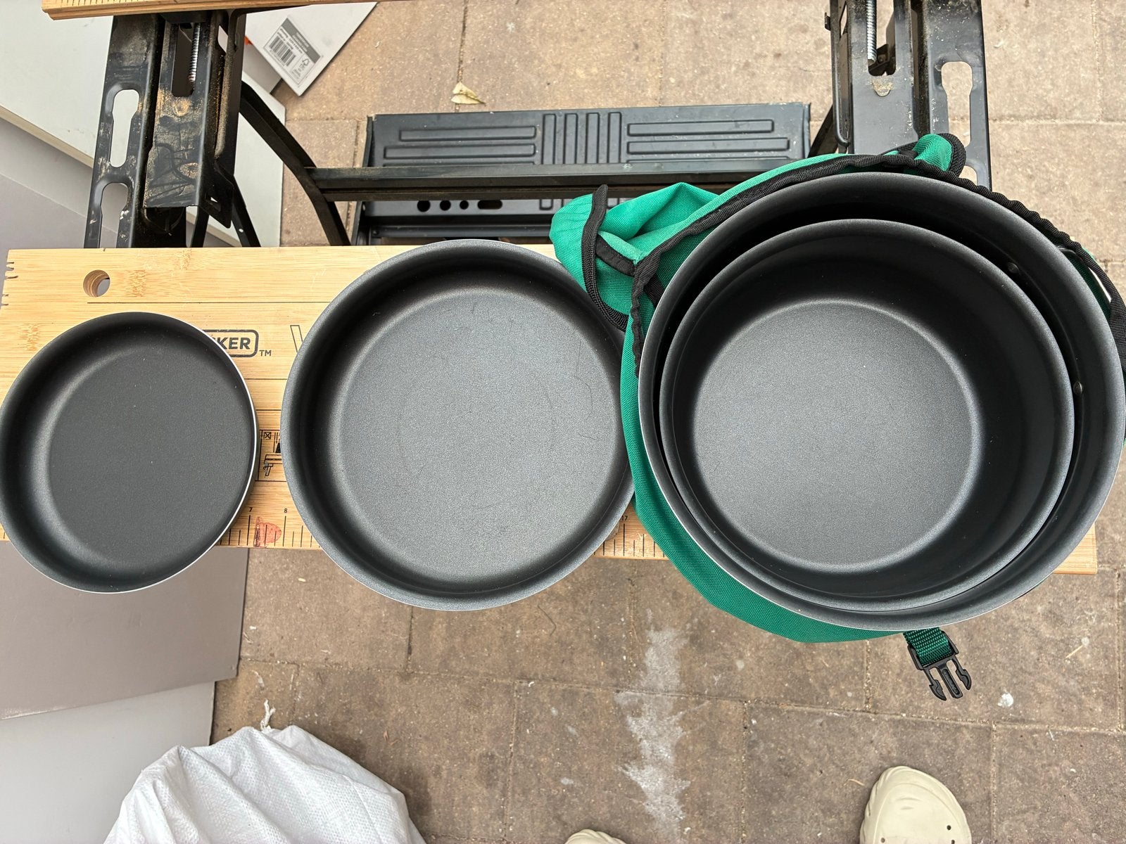 Tefal pannenset voor vakantie of camping, Ophalen, Zo goed als nieuw