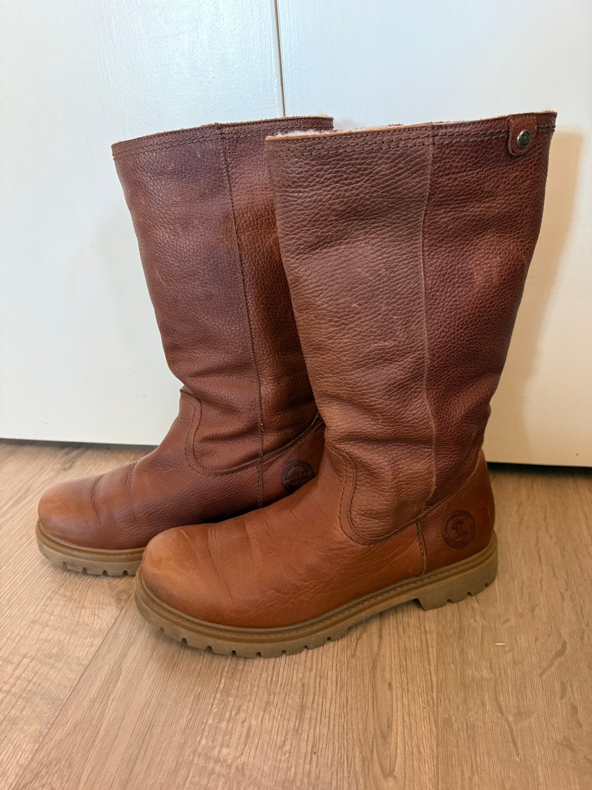 Panama Jack hoge leren laarzen met bont, maat 41, Kleding | Dames, Schoenen, Hoge laarzen, Bruin, Ophalen of Verzenden, Zo goed als nieuw