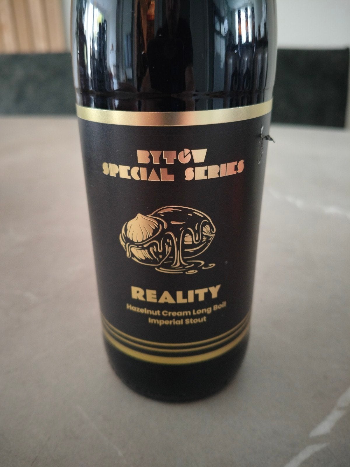 Bytow Reality Hazelnut Cream Imperial Stout 500ml, Verzamelen, Biermerken, Ophalen of Verzenden, Nieuw, Flesje(s), Overige merken