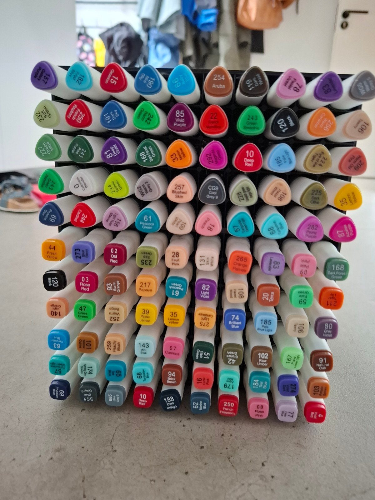 100st aquamarkers, Ophalen