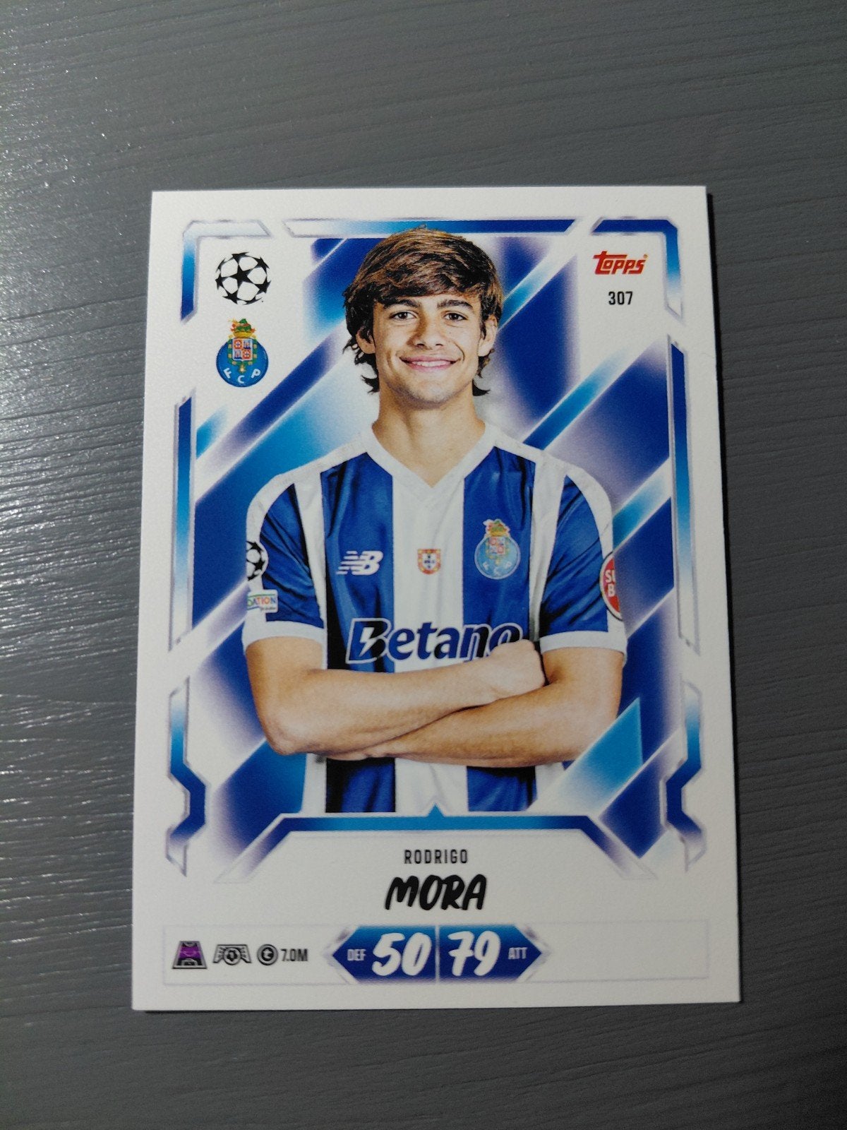 rordrigo mora (fc porto/as roma) topps match attax 2027, Ophalen of Verzenden, Nieuw, Buitenlandse clubs, Spelerskaart