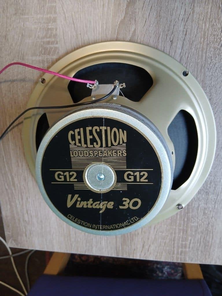 2x Celestion G12 Vintage 30 – 60W, Ophalen, Gebruikt, Solid body, Overige merken
