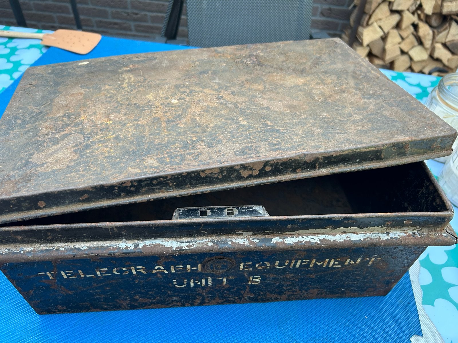 Antieke Telegraaf Apparatuur Kist - Unit B, Ophalen