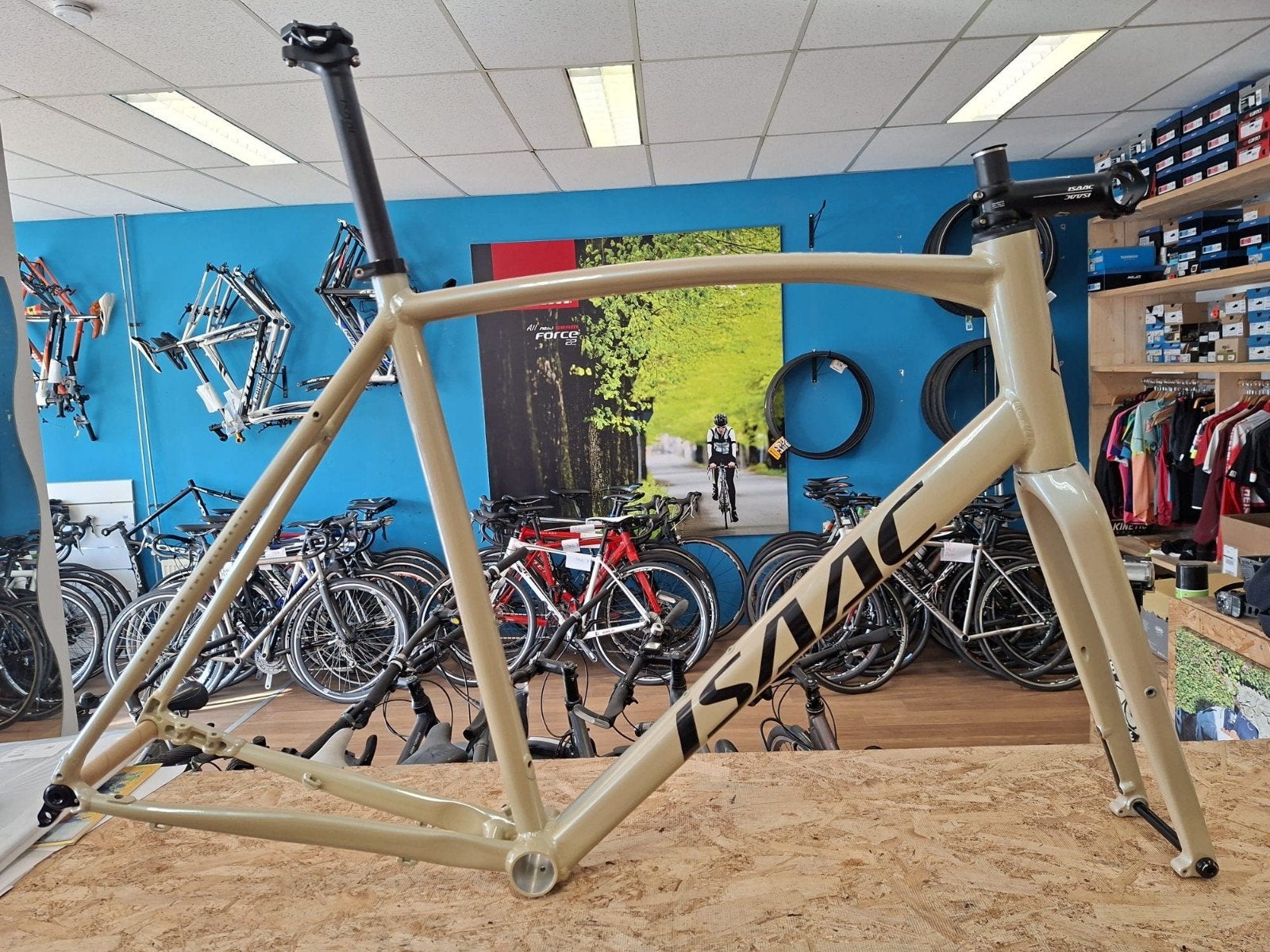 Isaac Hadron Mojave Sand frame in maat XXL, Fietsen en Brommers, Frame, -, -, Isaac
