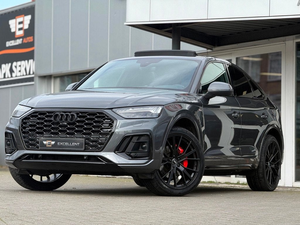 Audi Q5 Sportback 50 TFSI e quattro S tronic Black edition |, Auto's, Audi, Automaat, Gebruikt, Zwart, 4 cilinders