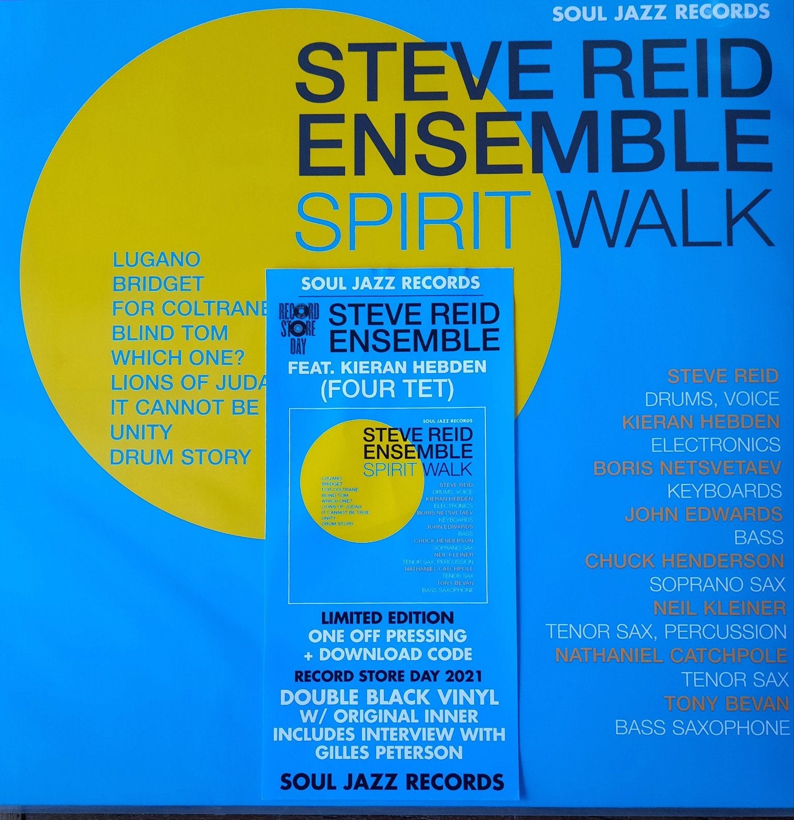 Steve Reid Ensemble - Spirit Walk (2LP), Reissue, Ophalen of Verzenden