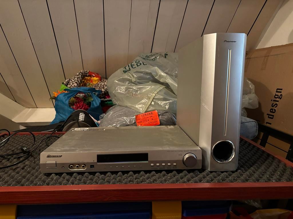 Pioneer Audio/Video Multi-Channel Receiver met Subwoofer, Ophalen, Pioneer, Overige spelers, Gebruikt