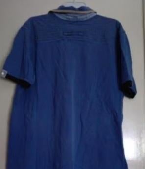 als nieuw polo shirt FELLOWS UNITED jeans blauw XXL, Verzenden, Zo goed als nieuw, Overige maten, Blauw
