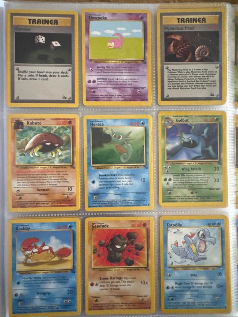 Pokémon Kaarten Collectie - Diverse Oude Kaarten, Ophalen of Verzenden, Zo goed als nieuw, Meerdere kaarten