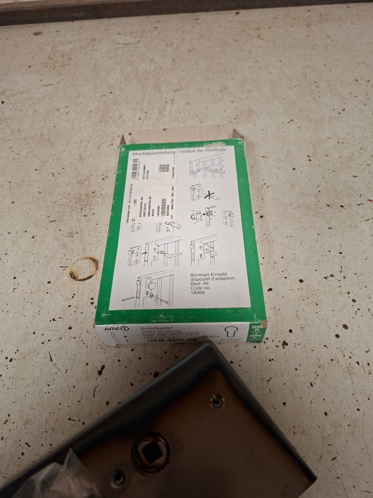Nieuw AMF deurslot met doornmaat 60mm, Ophalen of Verzenden, Nieuw, IJzer, Slot