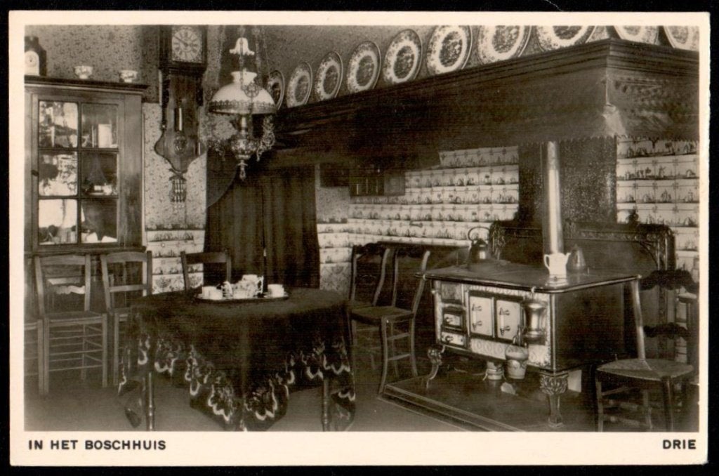 Oude ansicht - Drie - In Het Boschhuis - 1939 - Gld, Ophalen of Verzenden, 1920 tot 1940, Gelopen, Gelderland
