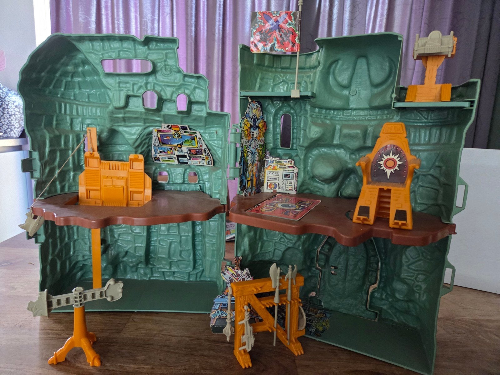Vintage He-Man Castle Grayskull, zie foto's voor staat, Ophalen