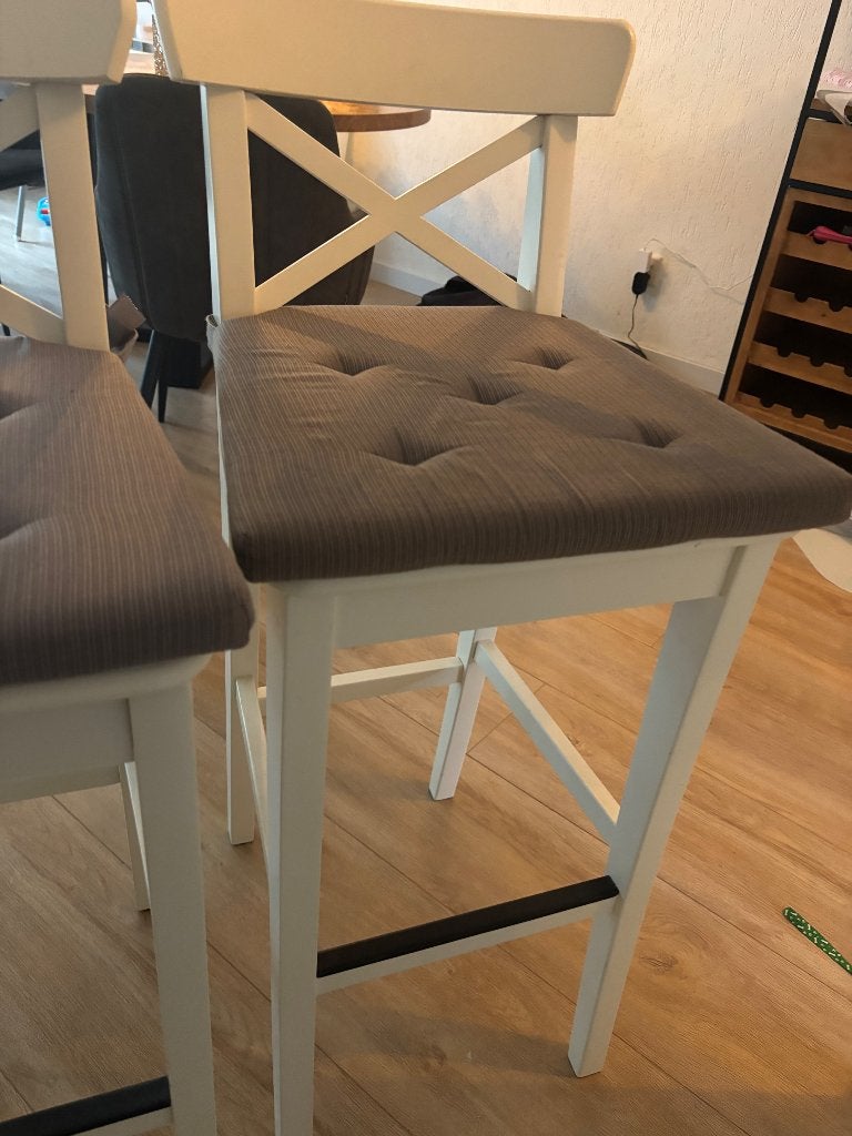 IKEA barkrukken, Ophalen, Gebruikt, 60 tot 90 cm, Hout
