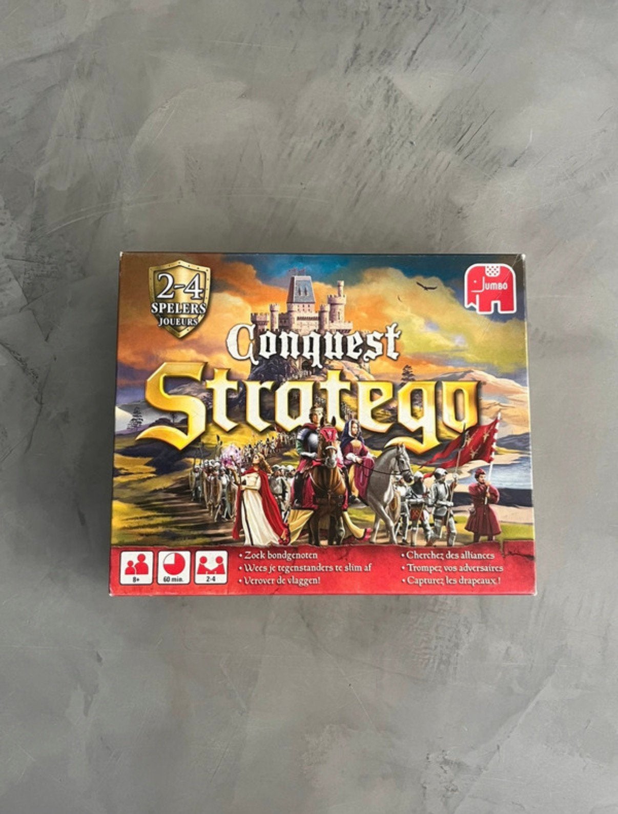 Conquest Stratego Bordspel - Compleet, Ophalen of Verzenden, Zo goed als nieuw