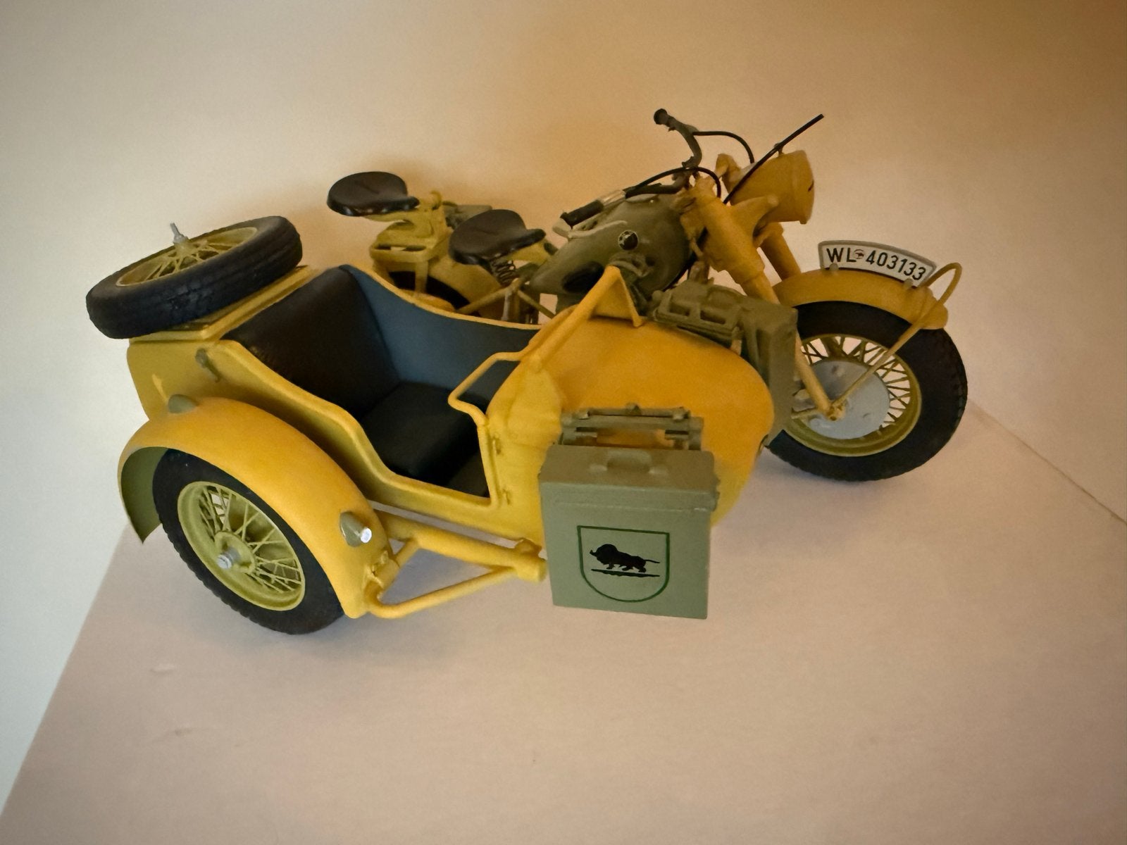 BMW R75 Militaire Motorfiets met Zijspan, Hobby en Vrije tijd, Gebruikt, 1:50 of kleiner, Overige typen, Ophalen