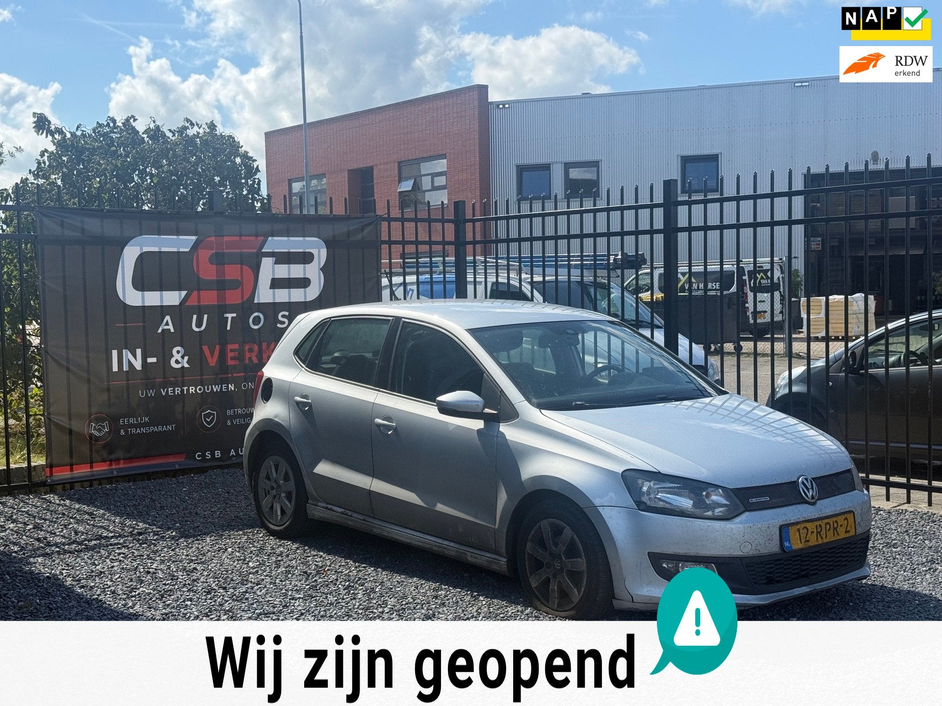 Volkswagen Polo 1.2 TDI BlueMotion Comfortline AIRCO!NAVI!TU, Auto's, Voorwielaandrijving, Euro 5, Stof, Gebruikt