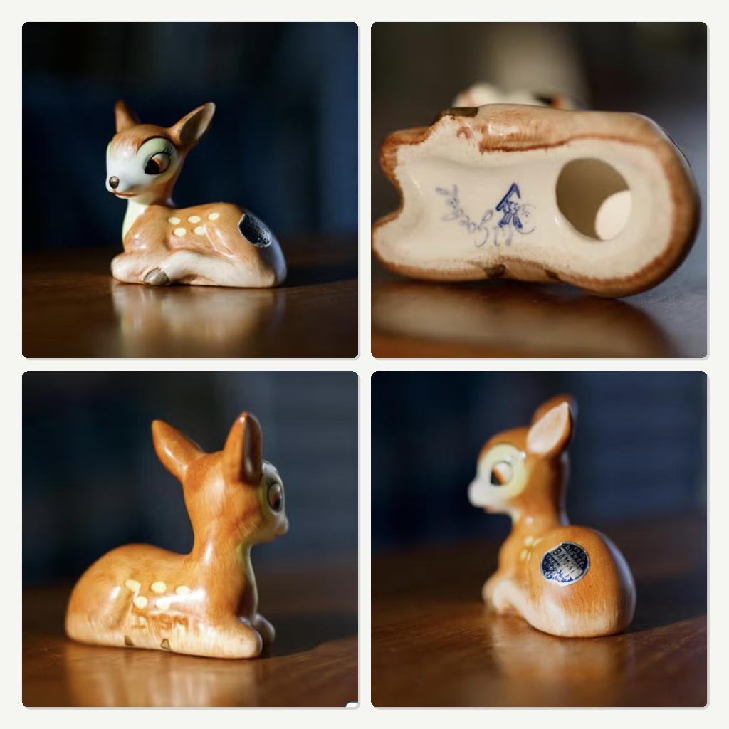 Vintage Walt Disney Bambi beeldje Goebel West Germany, Ophalen of Verzenden, Gebruikt, Overige typen