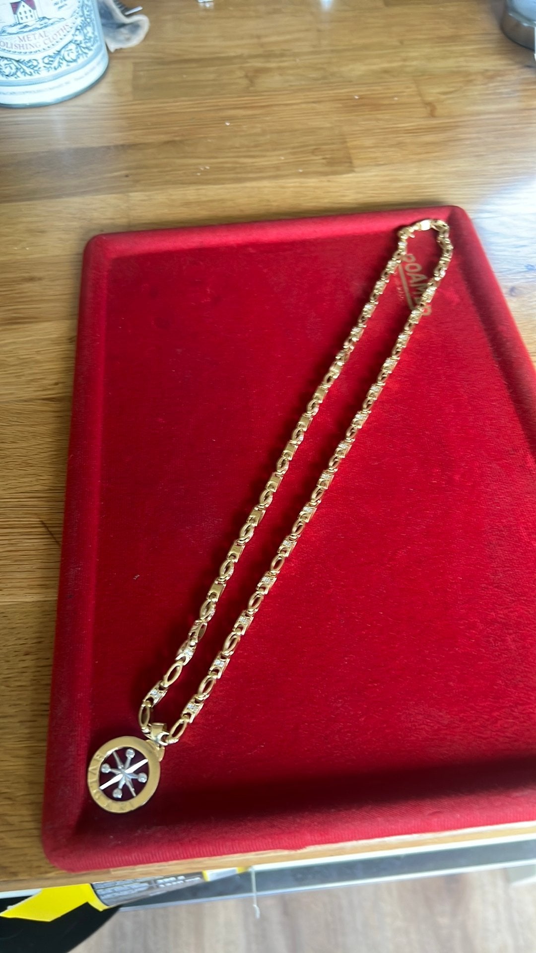 Gouden ketting 14 karaats, Ophalen, Zo goed als nieuw, Goud