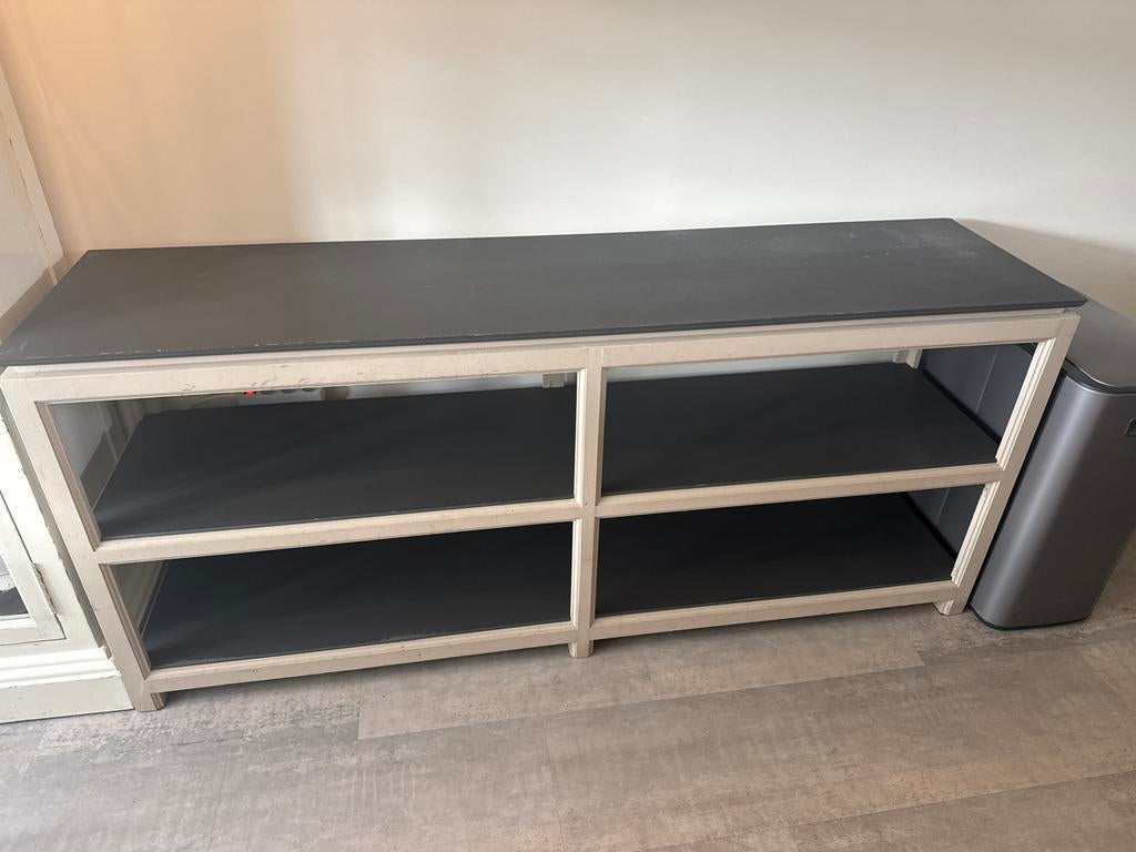 Stijlvol sidetable/dressoir met open vakken keijser&co, Ophalen, Gebruikt, 150 tot 200 cm, Overige houtsoorten