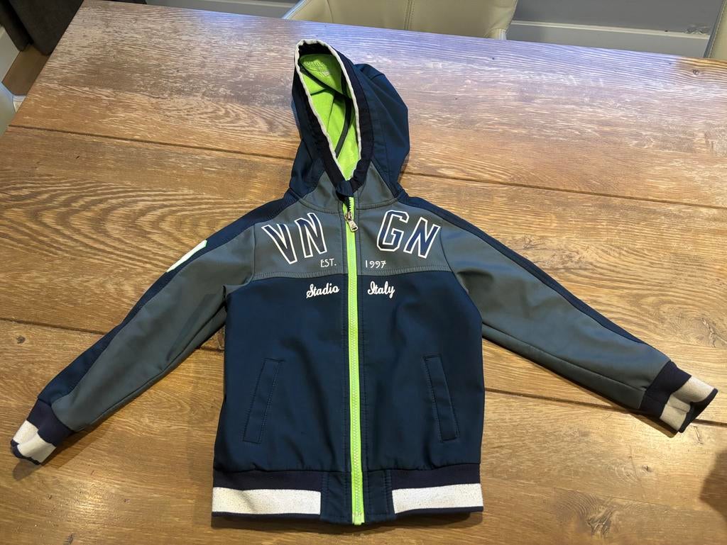 Vingino softshell jas jongen maat 116, Kinderen en Baby's, Kinderkleding | Maat 116, Ophalen of Verzenden, Gebruikt, Jongen, Jas