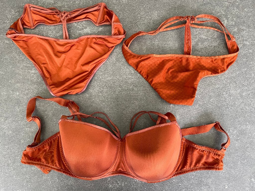 Marlies Dekkers BH maat 80F en 2 strings XL, Marlies Dekkers, Ophalen of Verzenden, Oranje, BH