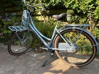 Cortina U4 damesfiets met lage instap en voordrager (Zgan), Versnellingen, Zo goed als nieuw, 50 tot 53 cm, Trommelrem