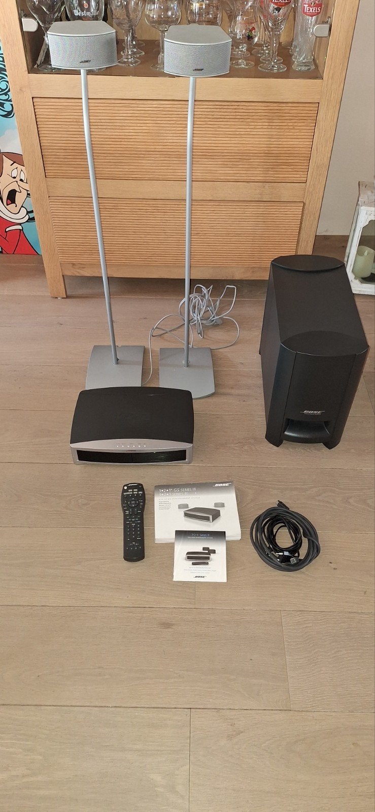 Bose 3-2-1 GS Series II Home Entertainment Systeem, Ophalen, 2.1-systeem, 70 watt of meer, Zo goed als nieuw