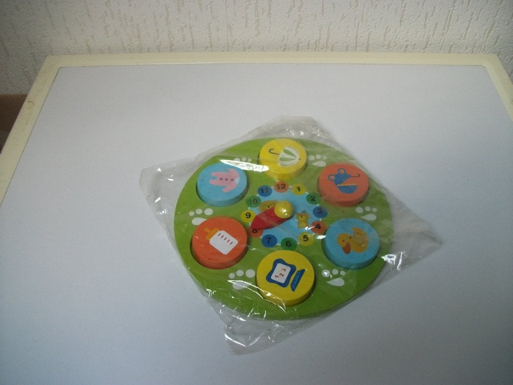 Klokje groen Baby puzzel 6 delig (nieuw), Ophalen of Verzenden, Nieuw