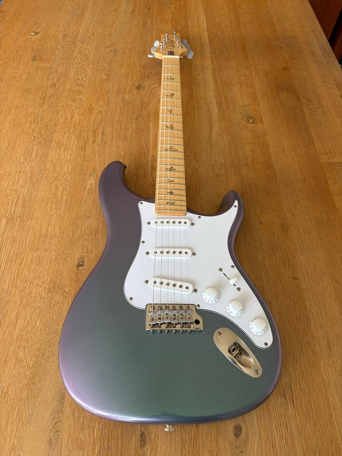 PRS Silver Sky Lunar Ice John Mayer Signature Gitaar, Ophalen, Zo goed als nieuw, Solid body, Paul Reed Smith