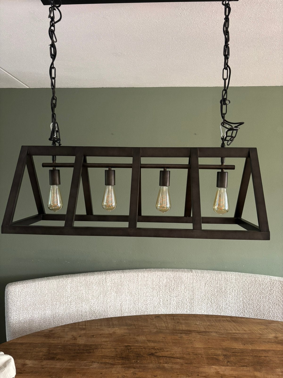 Eetkamer tafel lamp, Ophalen, Zo goed als nieuw