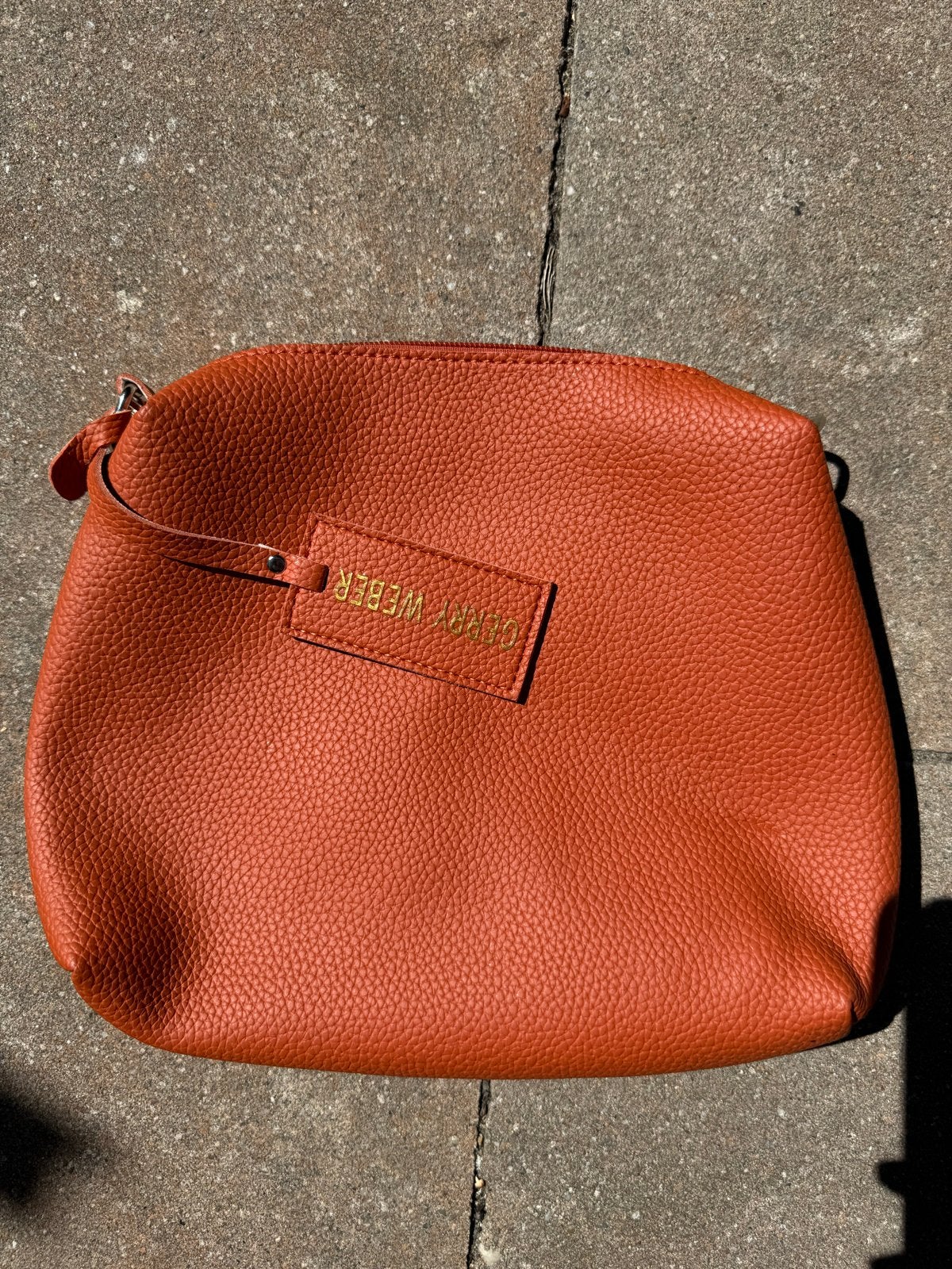 Oranje Leren Tas van Gerry Weber, Ophalen of Verzenden, Nieuw, Oranje, Schoudertasje