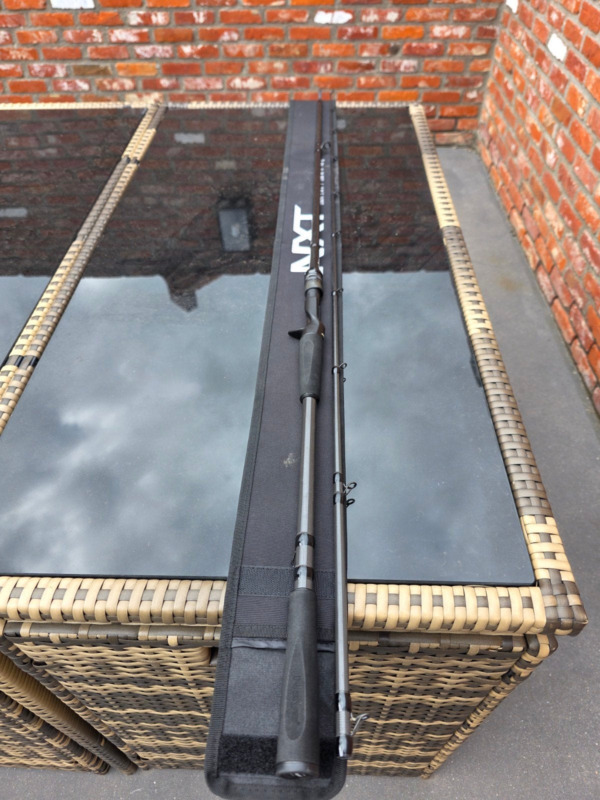 Nays nxt baitcaster, Ophalen, Zo goed als nieuw, Werphengel
