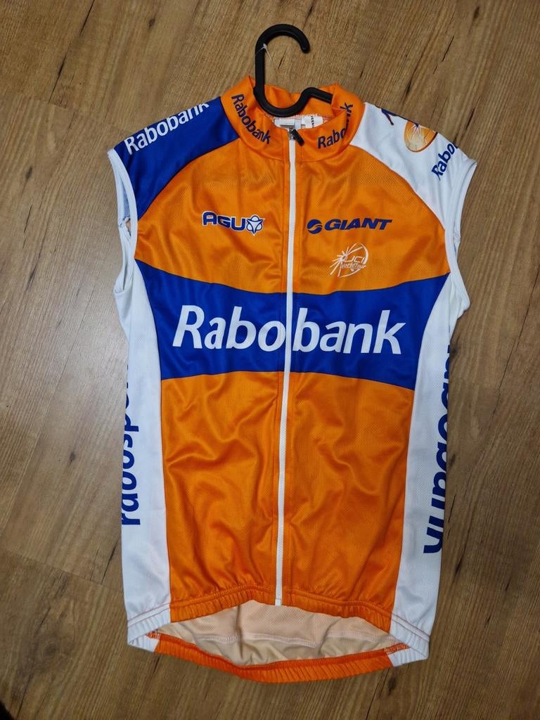 Wielershirt rabobank pieter weening, Verzenden, Gebruikt, Overige typen