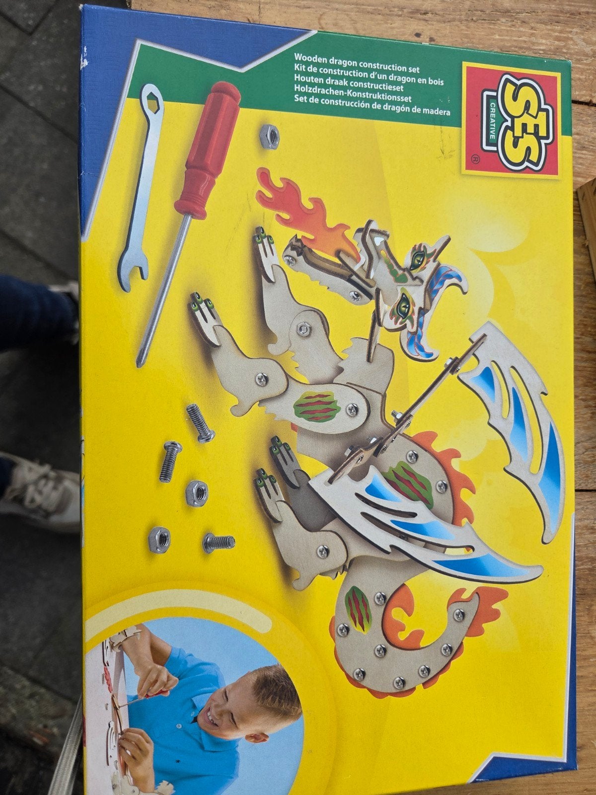 SES Creative Houten Draak Constructieset, Ophalen, Nieuw, Knutselen