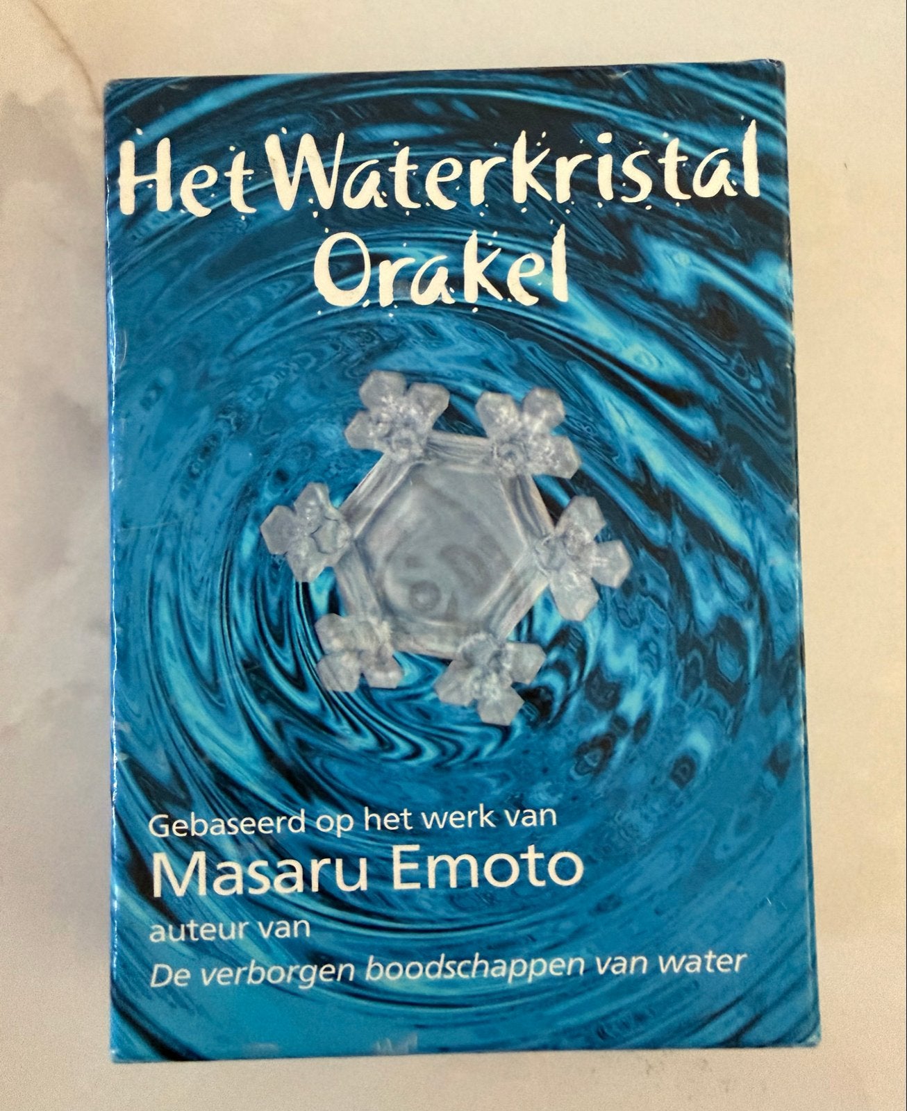 Het Waterkristal Orakel - Masaru Emoto, Ophalen of Verzenden, Gelezen, Spiritualiteit algemeen, Overige typen