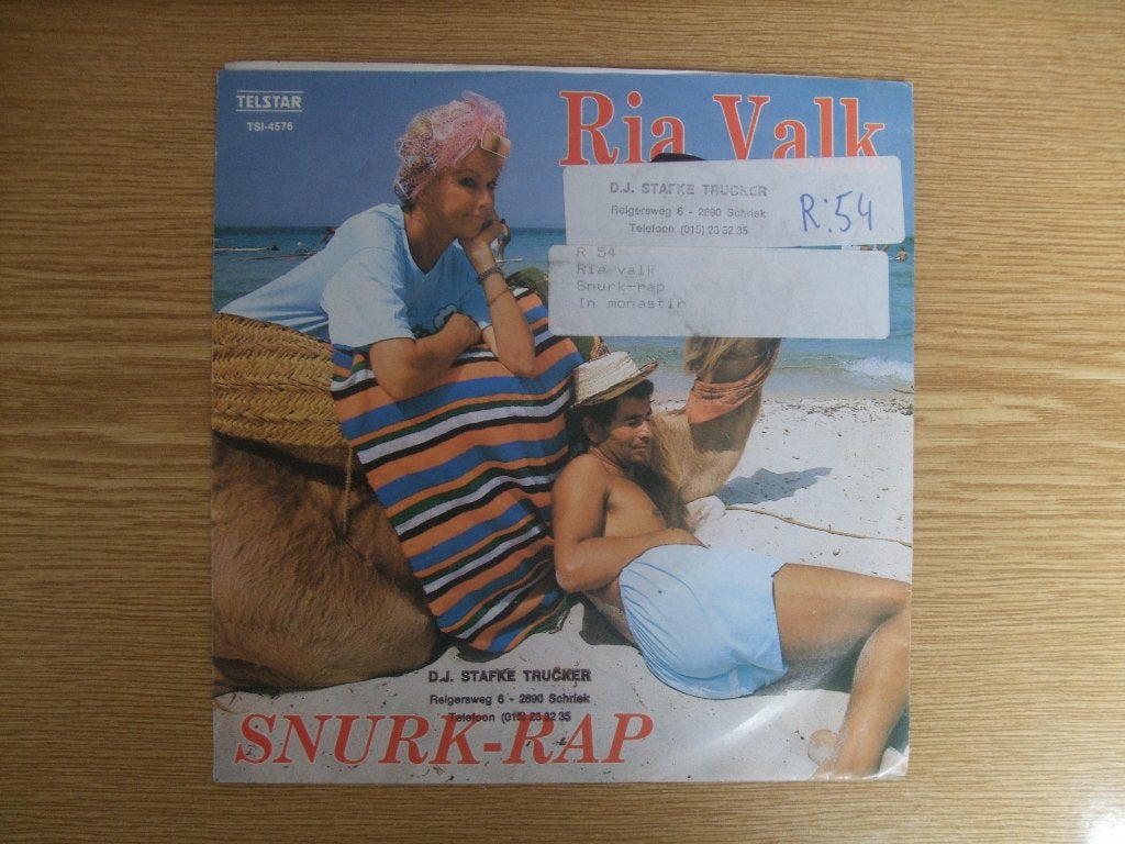 TELSTAR 4576  RIA VALK    SNURK-RAP / IN MONASTIR, 7 inch, Ophalen of Verzenden, Zo goed als nieuw, Nederlandstalig