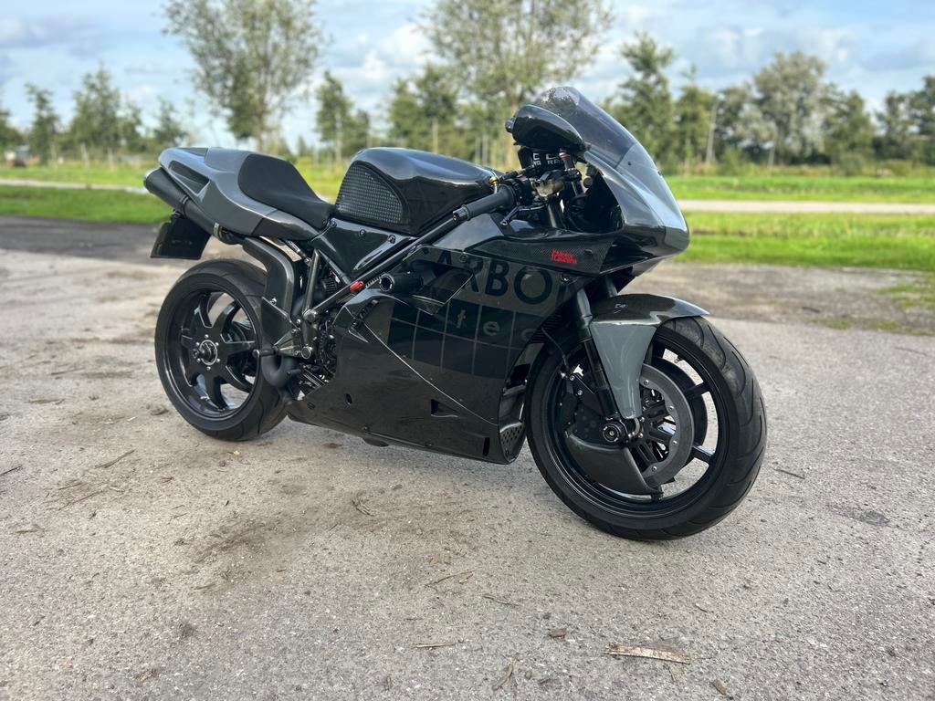 Carbon gelamineerde tank Ducati 748 916 996 998, Motoren, Ophalen of Verzenden, Gebruikt