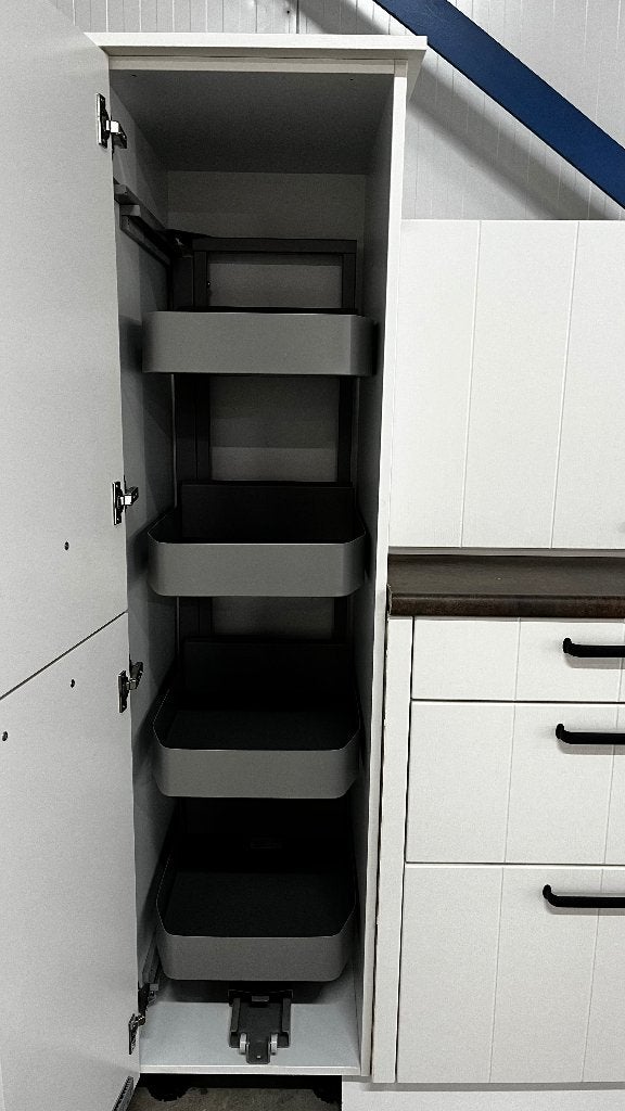 Keuken Compleet met APP 120Keukens op voorraad Nr. 3009, Ophalen, Zo goed als nieuw, Enkelwandige keuken, Greeploos