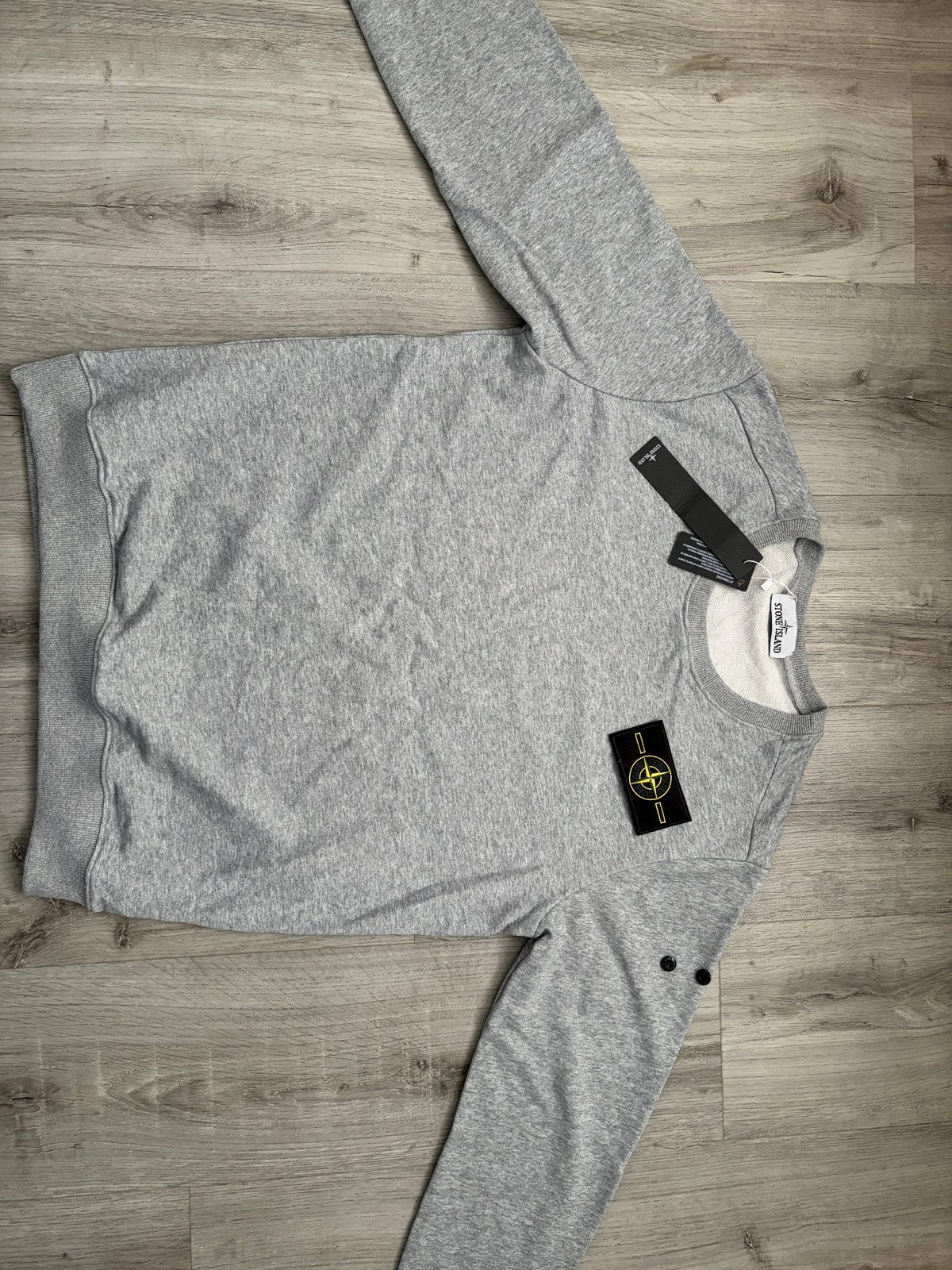 Stone Island trui 1 op 1, Kleding | Heren, Verzenden, Nieuw, Maat 52/54 (L), Grijs