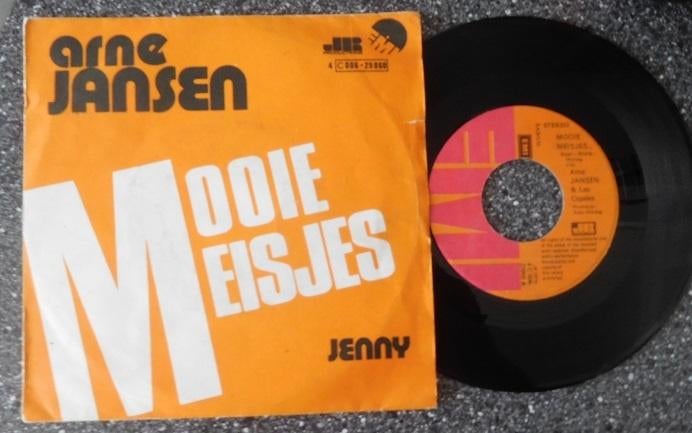 Arne Jansen - mooie meisjes (vanaf € 1,75), Cd's en Dvd's, Vinyl | Nederlandstalig, Ophalen of Verzenden, Zo goed als nieuw, 7 inch