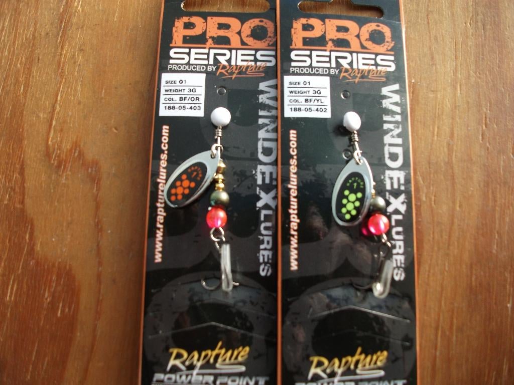 Rapture Pro Serie Windex kunstaas blinkers /roofvis blinkers, Watersport en Boten, Hengelsport | Algemeen, Ophalen of Verzenden